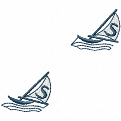 Boats Embroidery Design 1 Boats Embroidery Design 1